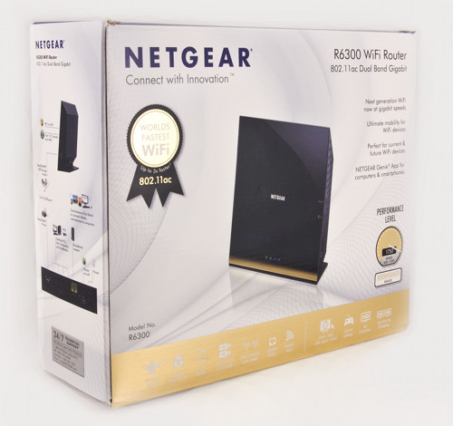 Упаковка роутера Netgear R6300