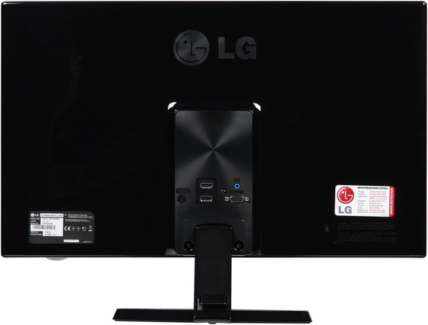 ЖК-монитор LG IPS237L, вид сзади