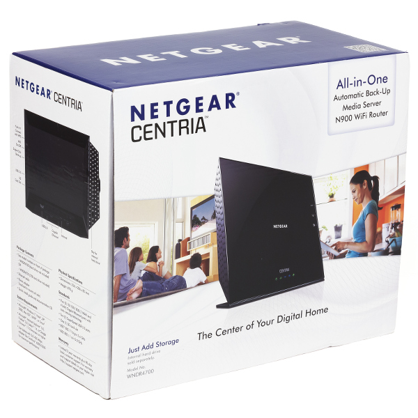 Упаковка роутера Netgear Centria WNDR4700