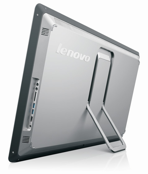 Вид сзади на Lenovo IdeaCentre Horizon 27