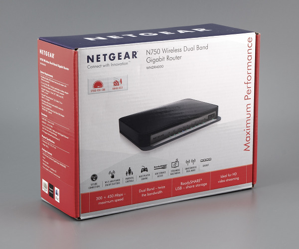 Коробка роутера Netgear WNDR4000