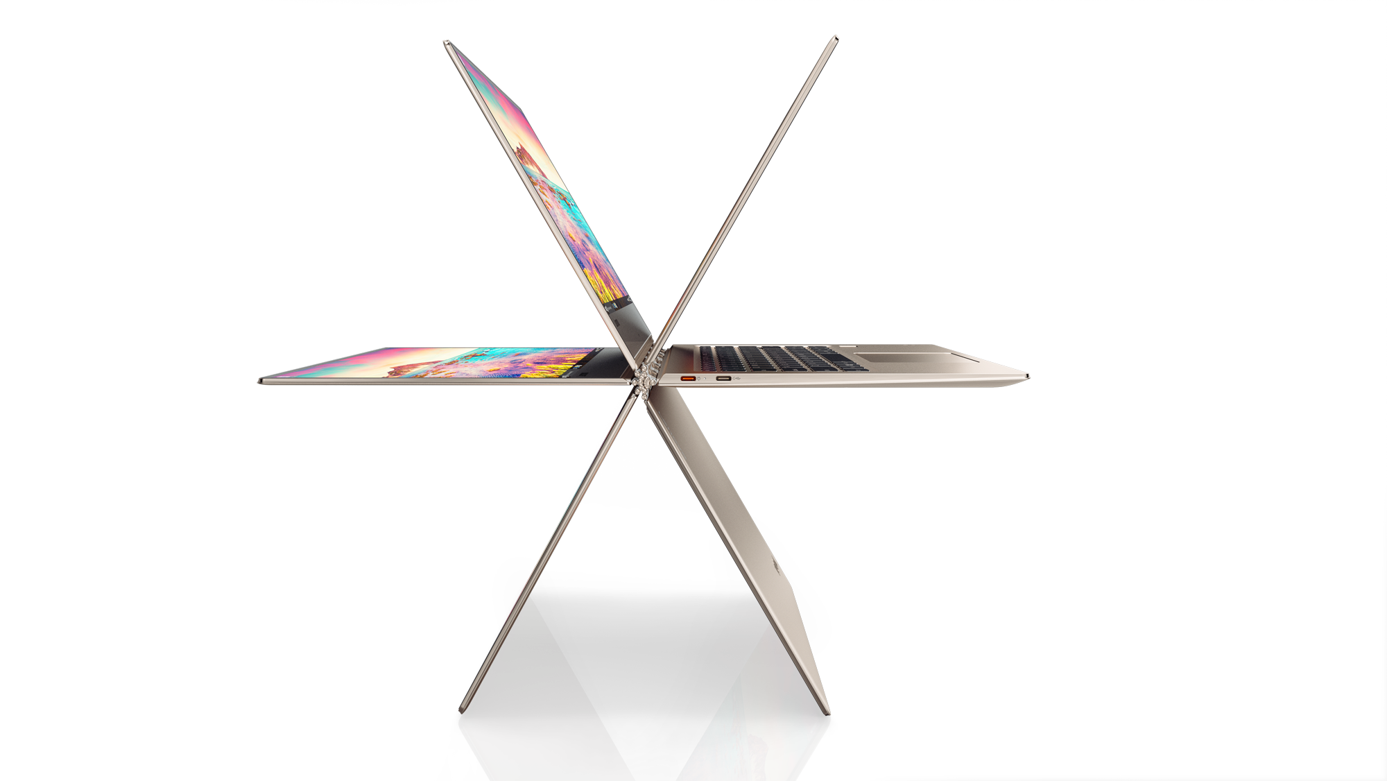 Yoga 910 multimode convertible in gold (1)