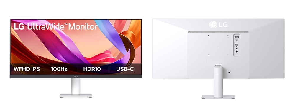 Монитор LG 29U531A-W &mdash; фронтальный вид