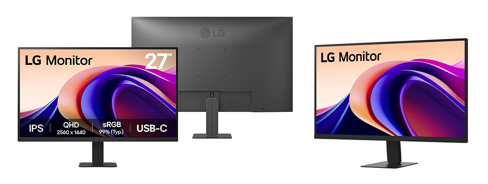 Монитор LG 27U631A-B &mdash; фронтальный вид