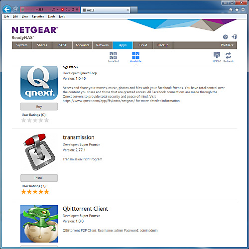 Настройка Netgear ReadyNAS 312