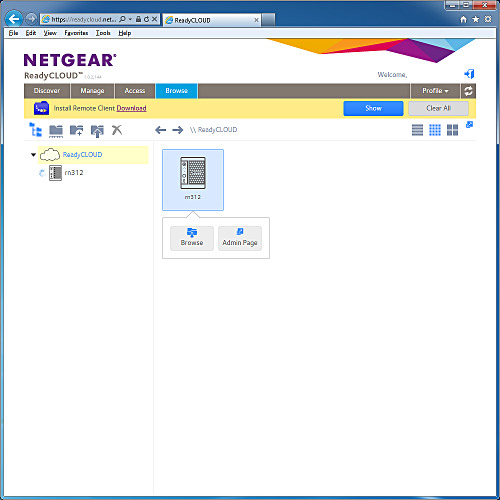 Настройка Netgear ReadyNAS 312