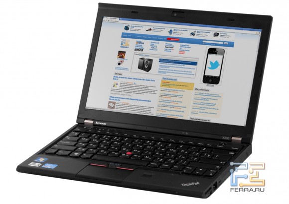 Lenovo Thinkpad X230, вид в три четверти