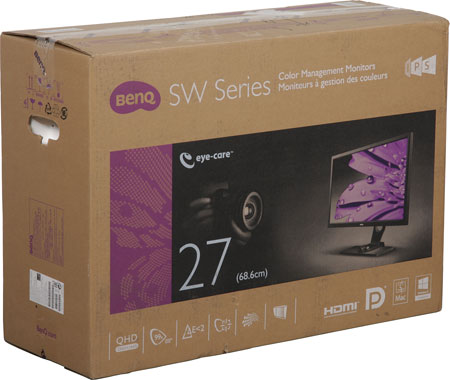 ЖК-монитор BenQ SW2700PT, коробка